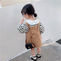 Load image into Gallery viewer, Baby Kid Girls Striped Tops And Cartoon Dresses Wholesale 230227600
