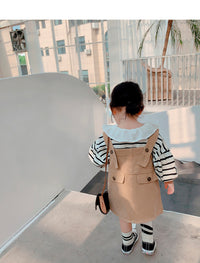 Load image into Gallery viewer, Baby Kid Girls Striped Tops And Cartoon Dresses Wholesale 230227600
