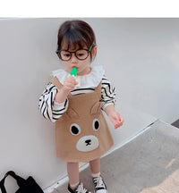 Load image into Gallery viewer, Baby Kid Girls Striped Tops And Cartoon Dresses Wholesale 230227600
