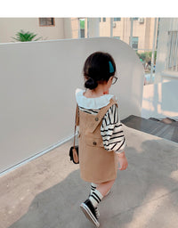 Load image into Gallery viewer, Baby Kid Girls Striped Tops And Cartoon Dresses Wholesale 230227600
