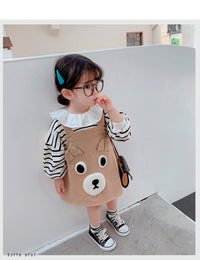 Load image into Gallery viewer, Baby Kid Girls Striped Tops And Cartoon Dresses Wholesale 230227600
