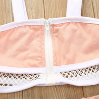 Load image into Gallery viewer, 2 Pieces Set Baby Kid Girls Color-blocking Tank Tops And Shorts Wholesale 230227615
