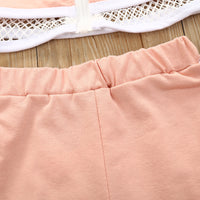 Load image into Gallery viewer, 2 Pieces Set Baby Kid Girls Color-blocking Tank Tops And Shorts Wholesale 230227615
