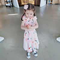 Load image into Gallery viewer, 2 Pieces Set Baby Kid Girls Fruit Print Tank Tops And Skirts Wholesale 230227631
