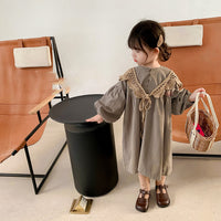 Load image into Gallery viewer, Baby Kid Girls Solid Color Dresses Wholesale 230227667
