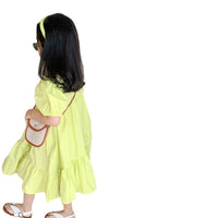 Load image into Gallery viewer, Baby Kid Girls Solid Color Dresses Wholesale 230227689

