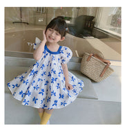 Load image into Gallery viewer, Baby Kid Girls Butterfly Print Dresses Wholesale 230227690
