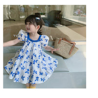 Load image into Gallery viewer, Baby Kid Girls Butterfly Print Dresses Wholesale 230227690
