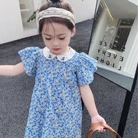 Load image into Gallery viewer, Baby Kid Girls Flower Print Dresses Wholesale 230227691
