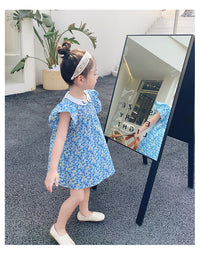 Load image into Gallery viewer, Baby Kid Girls Flower Print Dresses Wholesale 230227691
