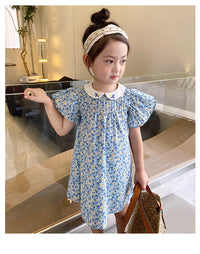 Load image into Gallery viewer, Baby Kid Girls Flower Print Dresses Wholesale 230227691
