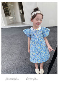 Load image into Gallery viewer, Baby Kid Girls Flower Print Dresses Wholesale 230227691
