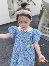Load image into Gallery viewer, Baby Kid Girls Flower Print Dresses Wholesale 230227691
