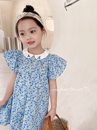 Load image into Gallery viewer, Baby Kid Girls Flower Print Dresses Wholesale 230227691
