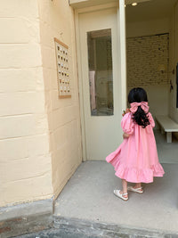 Load image into Gallery viewer, Baby Kid Girls Solid Color Dresses Wholesale 230227705
