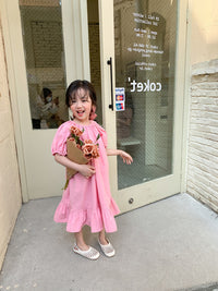 Load image into Gallery viewer, Baby Kid Girls Solid Color Dresses Wholesale 230227705
