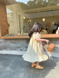 Load image into Gallery viewer, Baby Kid Girls Solid Color Dresses Wholesale 230227705
