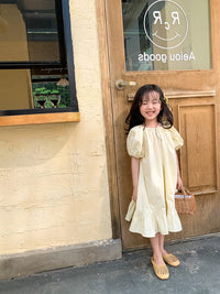 Load image into Gallery viewer, Baby Kid Girls Solid Color Dresses Wholesale 230227705
