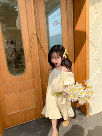 Load image into Gallery viewer, Baby Kid Girls Solid Color Dresses Wholesale 230227705
