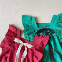 Load image into Gallery viewer, Baby Kid Girls Color-blocking Bow Dresses Wholesale 230227706
