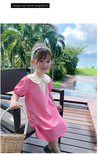 Load image into Gallery viewer, Baby Kid Girls Embroidered Dresses Wholesale 230227728
