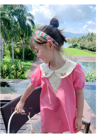 Load image into Gallery viewer, Baby Kid Girls Embroidered Dresses Wholesale 230227728
