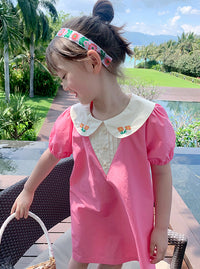 Load image into Gallery viewer, Baby Kid Girls Embroidered Dresses Wholesale 230227728
