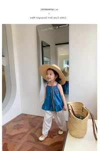 Load image into Gallery viewer, Baby Kid Girls Flower Embroidered Tops Wholesale 230227729
