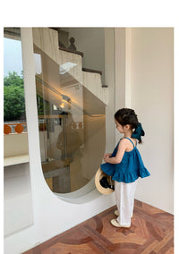 Load image into Gallery viewer, Baby Kid Girls Flower Embroidered Tops Wholesale 230227729
