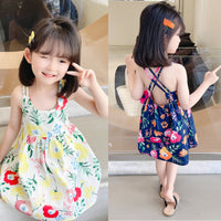 Load image into Gallery viewer, Baby Kid Girls Flower Print Dresses Wholesale 230227730
