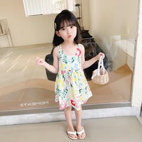 Load image into Gallery viewer, Baby Kid Girls Flower Print Dresses Wholesale 230227730
