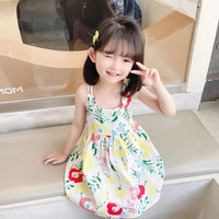 Load image into Gallery viewer, Baby Kid Girls Flower Print Dresses Wholesale 230227730
