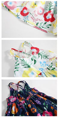 Load image into Gallery viewer, Baby Kid Girls Flower Print Dresses Wholesale 230227730
