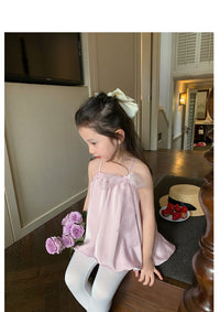 Load image into Gallery viewer, Baby Kid Girls Solid Color Tops Wholesale 230227735
