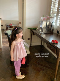 Load image into Gallery viewer, Baby Kid Girls Solid Color Tops Wholesale 230227735
