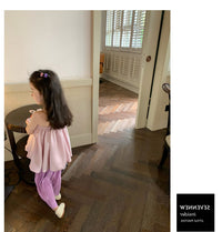 Load image into Gallery viewer, Baby Kid Girls Solid Color Tops Wholesale 230227735
