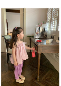 Load image into Gallery viewer, Baby Kid Girls Solid Color Tops Wholesale 230227735
