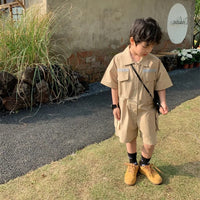 Load image into Gallery viewer, Baby Kid Unisex Solid Color Rompers Wholesale 230227736
