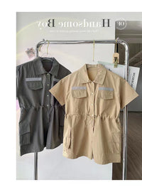 Load image into Gallery viewer, Baby Kid Unisex Solid Color Rompers Wholesale 230227736
