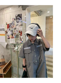 Load image into Gallery viewer, Baby Kid Unisex Solid Color Rompers Wholesale 230227736
