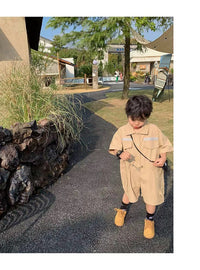 Load image into Gallery viewer, Baby Kid Unisex Solid Color Rompers Wholesale 230227736
