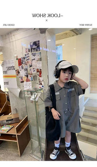 Load image into Gallery viewer, Baby Kid Unisex Solid Color Rompers Wholesale 230227736
