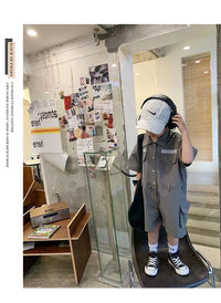 Load image into Gallery viewer, Baby Kid Unisex Solid Color Rompers Wholesale 230227736
