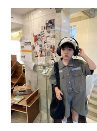 Load image into Gallery viewer, Baby Kid Unisex Solid Color Rompers Wholesale 230227736
