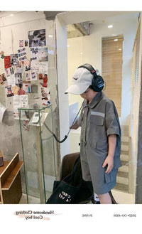 Load image into Gallery viewer, Baby Kid Unisex Solid Color Rompers Wholesale 230227736
