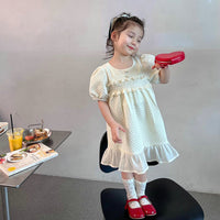 Load image into Gallery viewer, Baby Kid Girls Checked Dresses Wholesale 230227740
