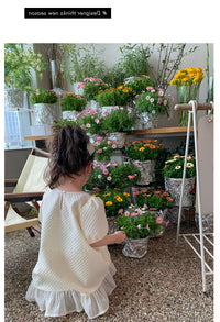 Load image into Gallery viewer, Baby Kid Girls Checked Dresses Wholesale 230227740
