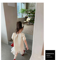 Load image into Gallery viewer, Baby Kid Girls Checked Dresses Wholesale 230227740
