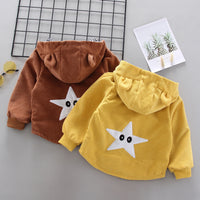 Load image into Gallery viewer, Baby Kid Boys Cartoon Embroidered Muslin&amp;Ribbed Jackets Outwears Wholesale 230228122
