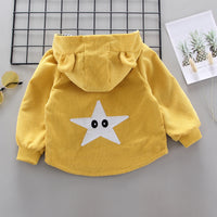 Load image into Gallery viewer, Baby Kid Boys Cartoon Embroidered Muslin&amp;Ribbed Jackets Outwears Wholesale 230228122
